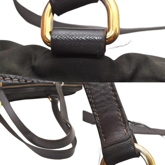 137223AU (X3) Prada Crossbody Bag Tessuto 2 Way Green Nylon - Picture 9 of 12